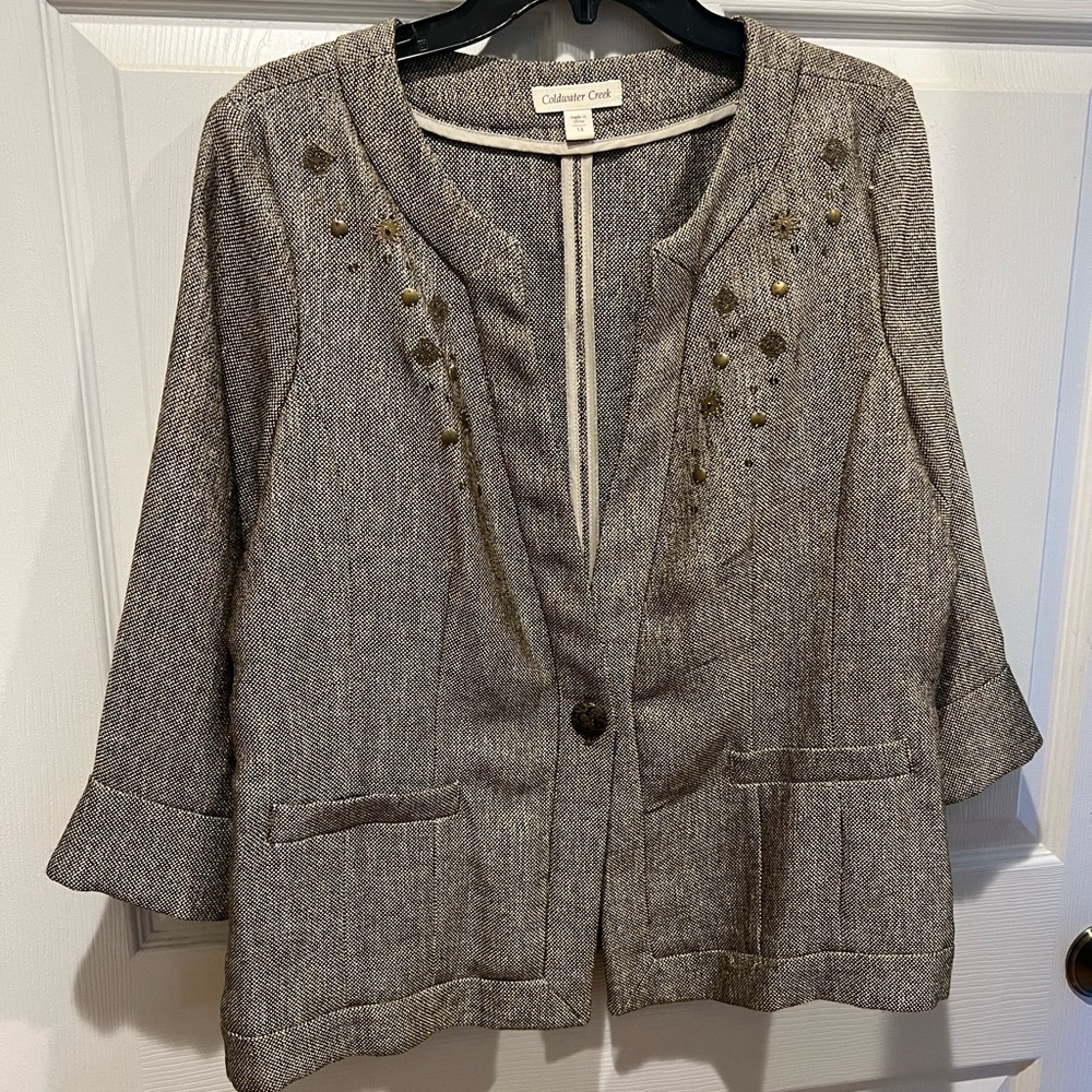 Coldwater Creek Women's Gray Jacket